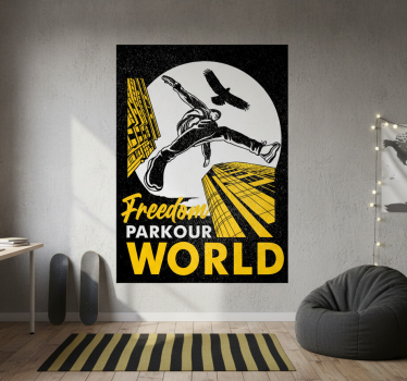 Poster for teenager parkour world - TenStickers