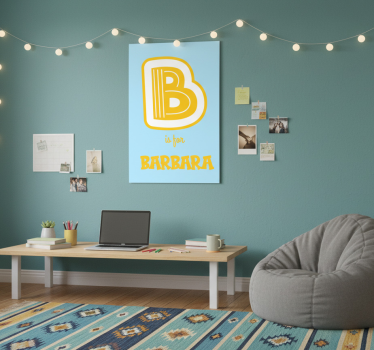 Poster for teenager with custom name design - TenStickers