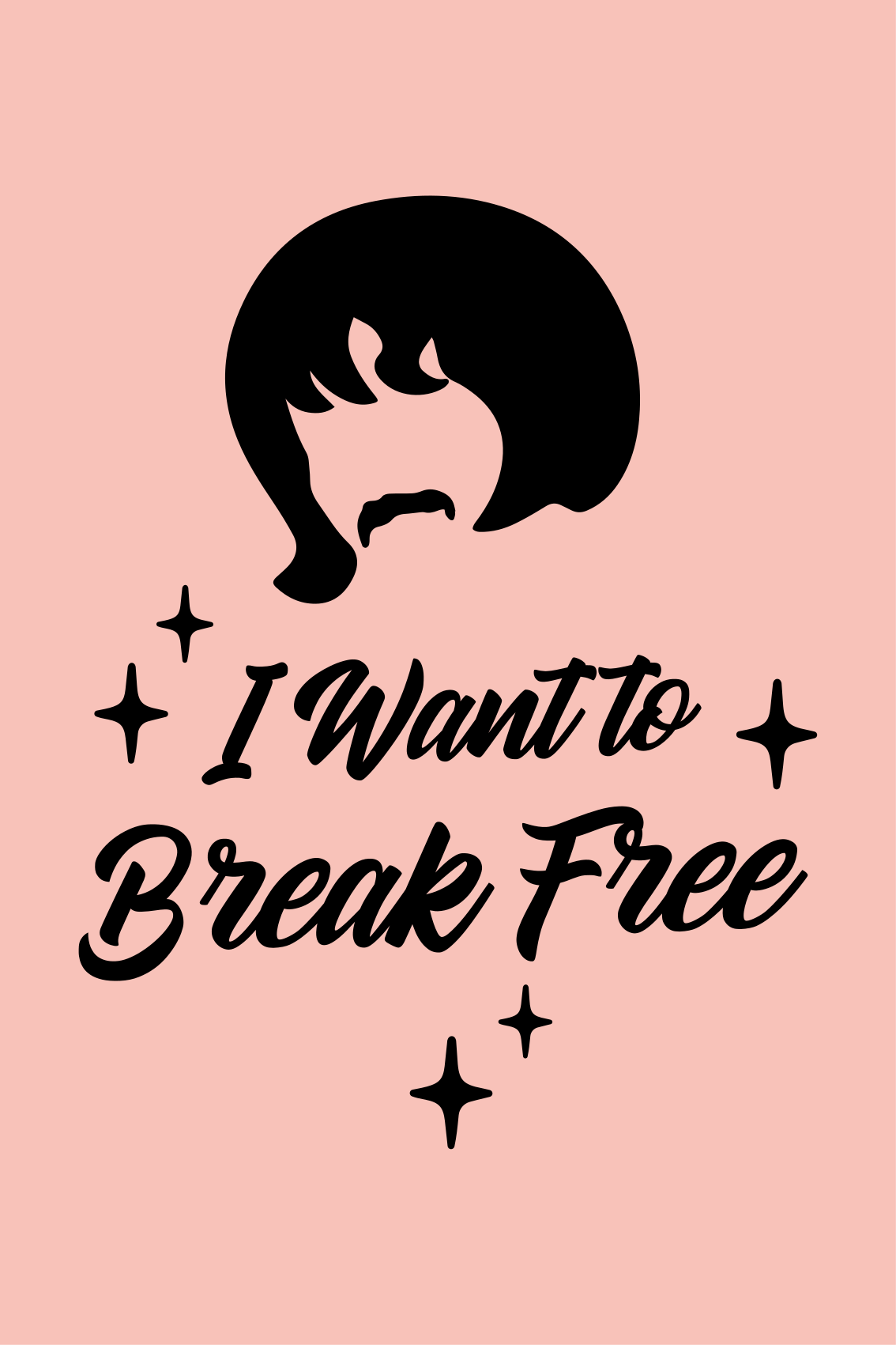 Quote poster iconic phrase inspiration - TenStickers