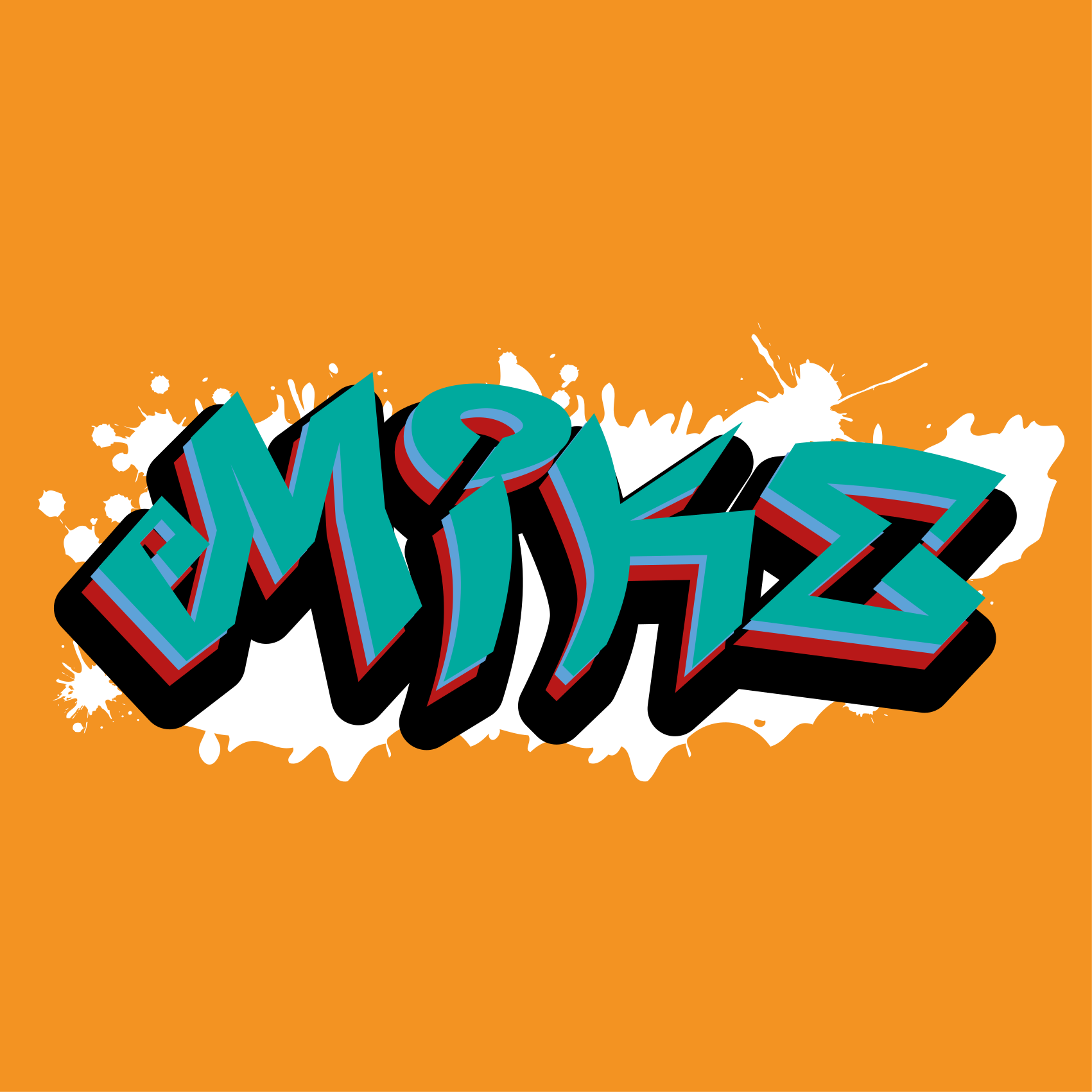 Customisable poster with trendy lettering design - TenStickers