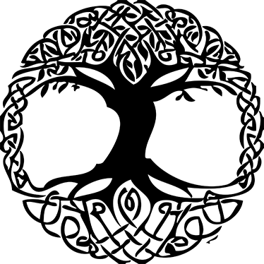 Tree poster celtic tree vinyl decor - TenStickers