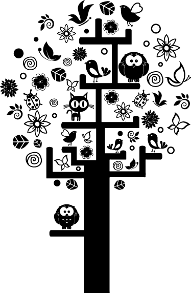 Tree poster very lush tree decal - TenStickers
