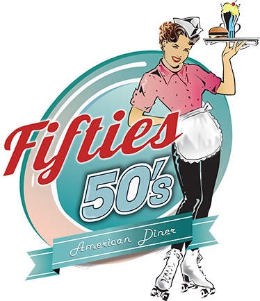 Vintage poster american waitress decorative vinyl - TenStickers
