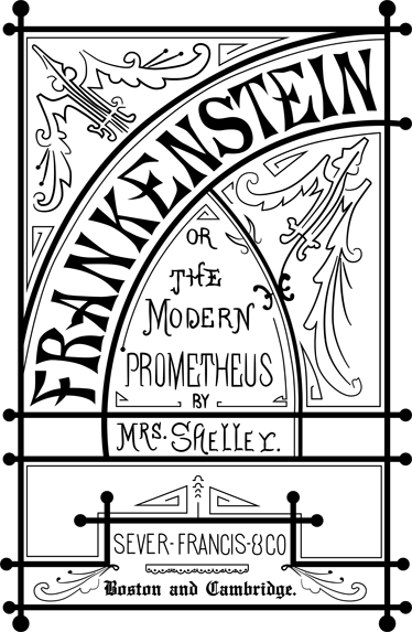 Vintage poster frankenstein decorative vinyl - TenStickers