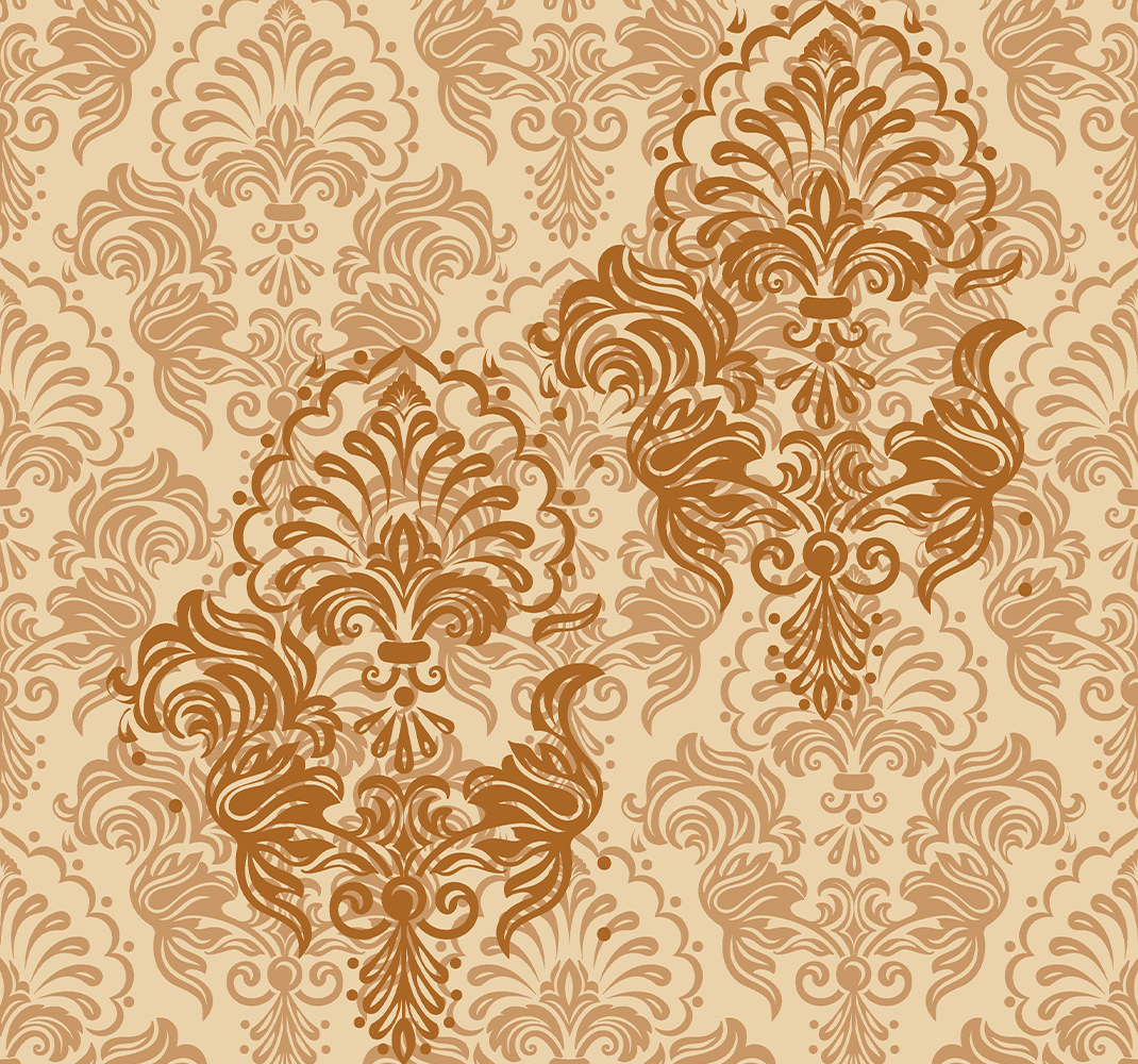 Vintage poster with an old warm faded pattern - TenStickers