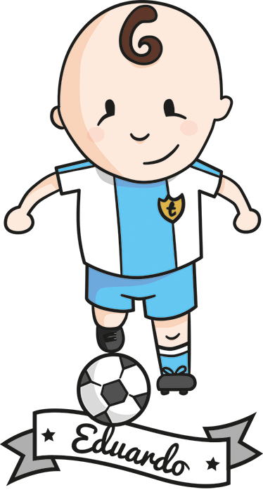 Football poster customizable vinyl football player - TenStickers