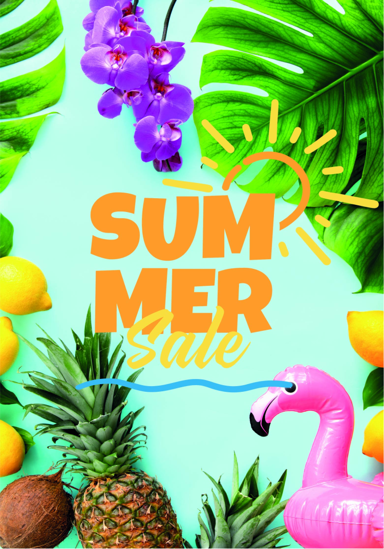 Summer Sale Vibes wall poster - TenStickers