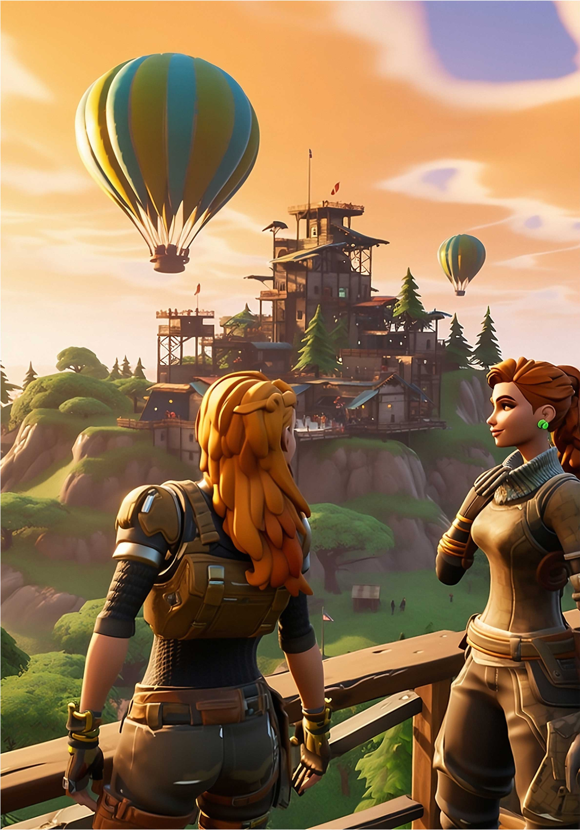 Adventure souldiers girls poster for teenager - TenStickers