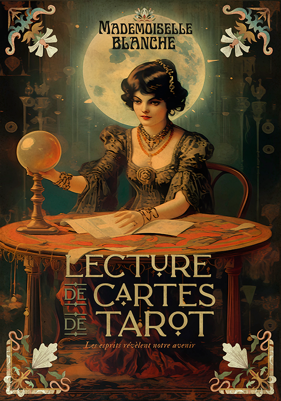 Tarot readings vintage poster wall - TenStickers