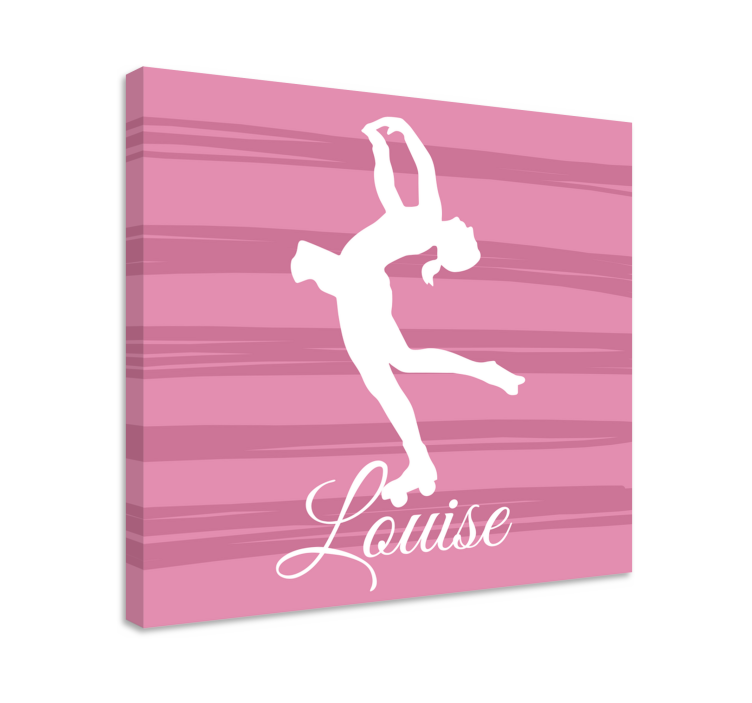 Ballet Dancer Silhouette dance canvas art - TenStickers