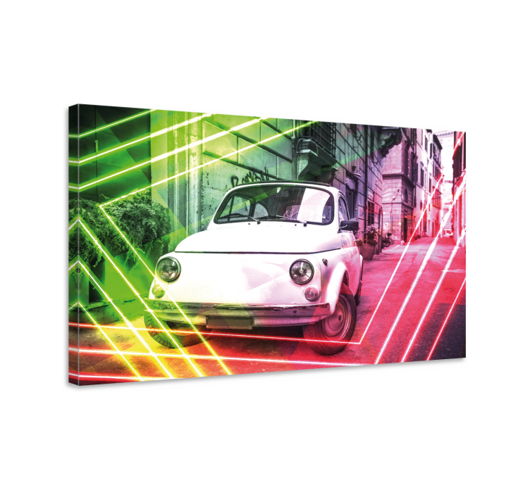 Urban Retro Vehicle abstract wall art  1 - TenStickers