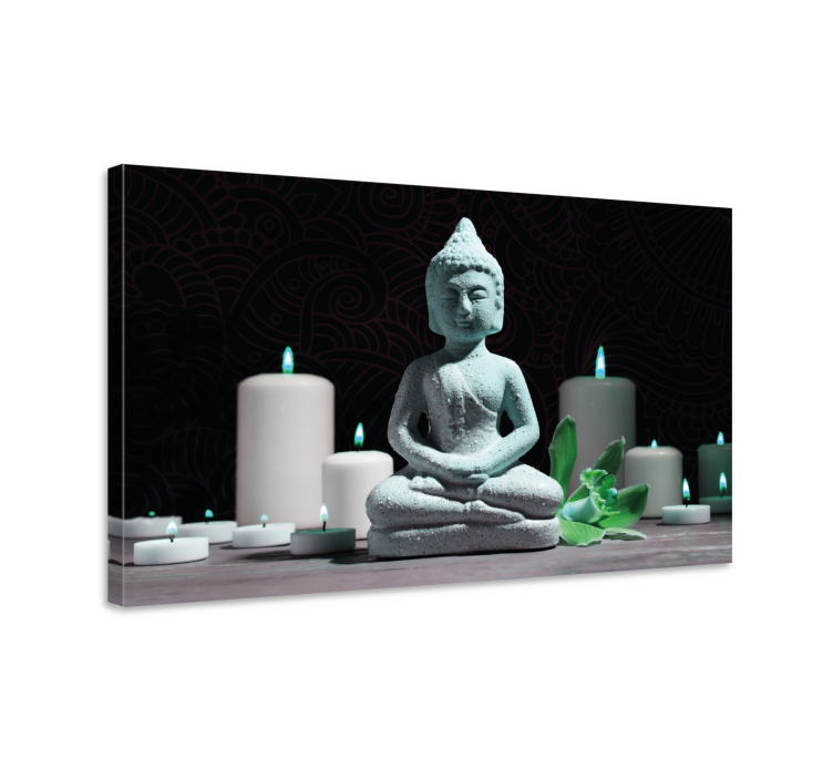 Decorative Zen canvas art print - TenStickers