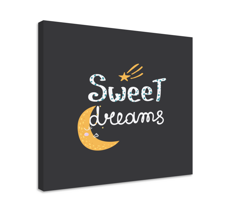 sweet dreams bedroom wall prints - TenStickers