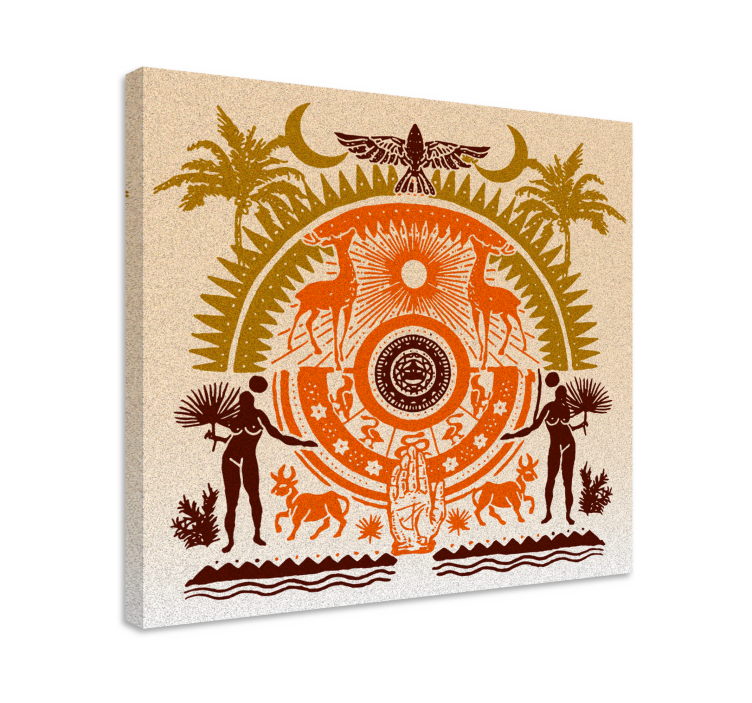 Buddha wall art tranquil nature scene - TenStickers