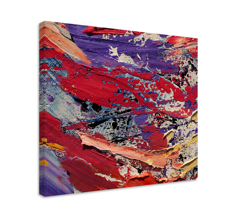 Abstract wall art 1 colorful movement - TenStickers