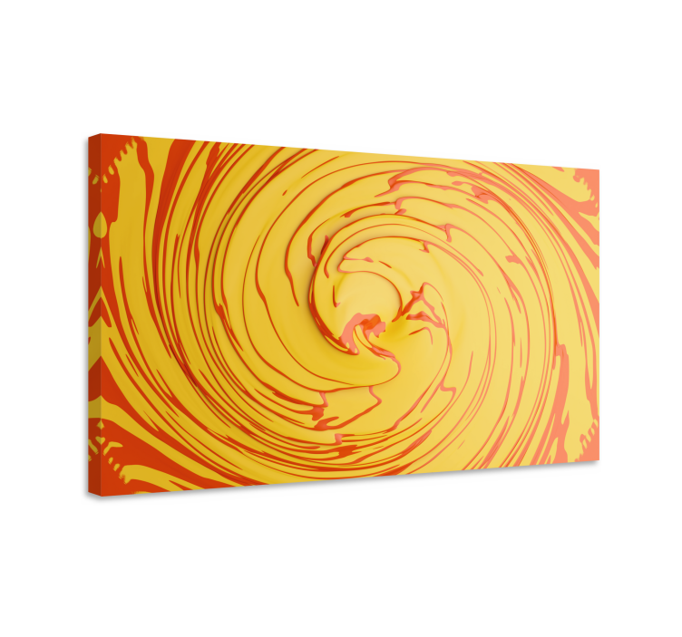 Gradient swirl modern canvas wall art - TenStickers