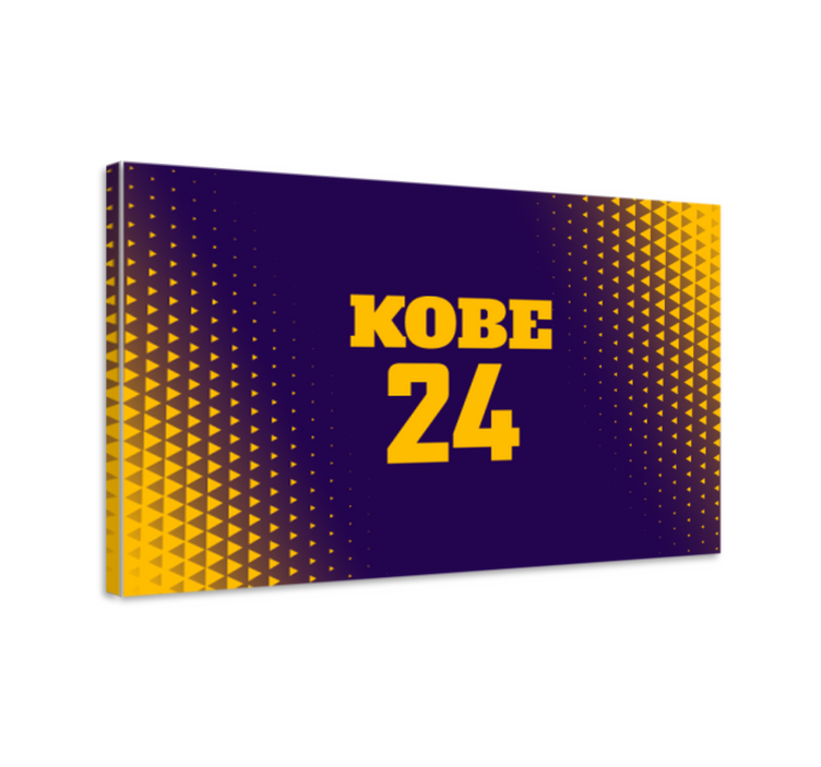Kobe 24 design sports canvas art - TenStickers