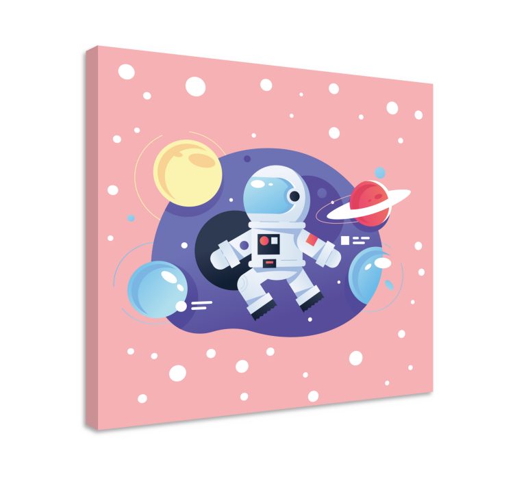 SPACE ADVENTURE EXPLORER framed gaming wall art - TenStickers