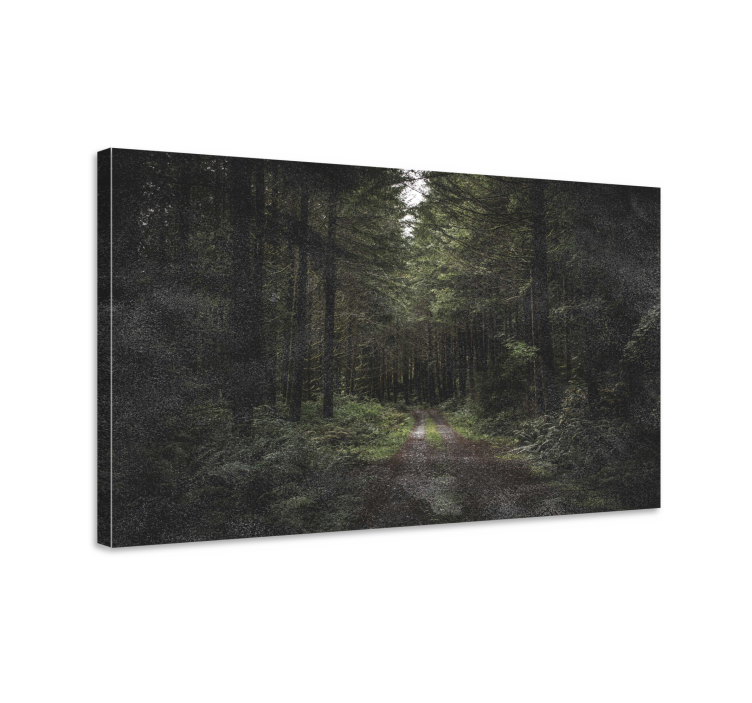 Landscape canvas forest pathway serenity - TenStickers