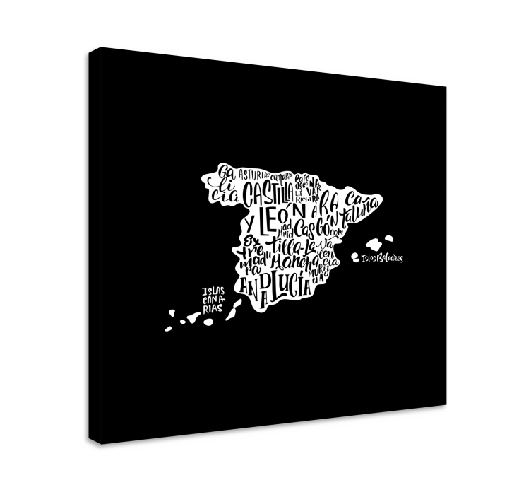 World map wall art creative map typography - TenStickers