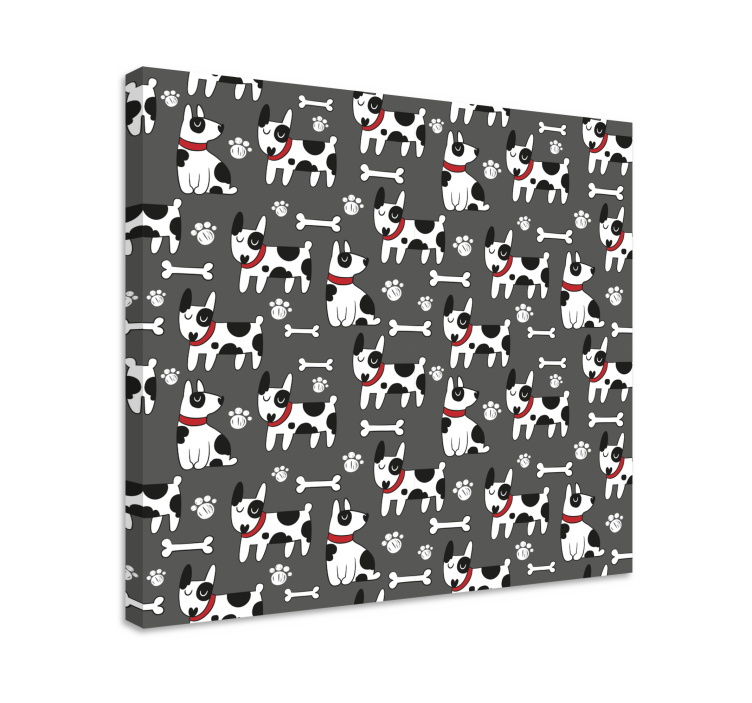 Dog wall art playful dog designs - TenStickers