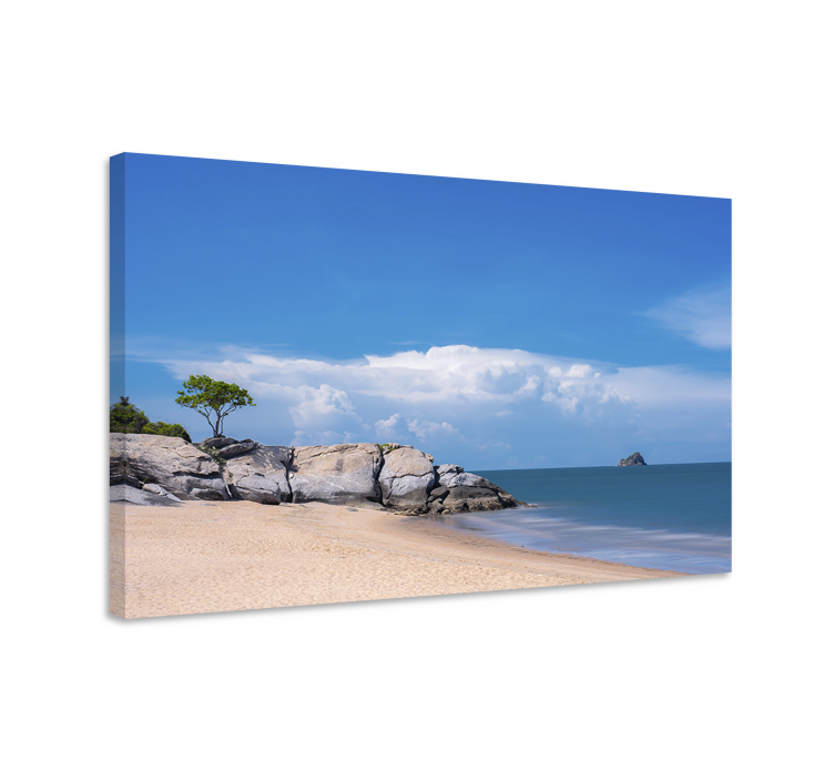 Tranquil coastal scene landscape canvas - TenStickers