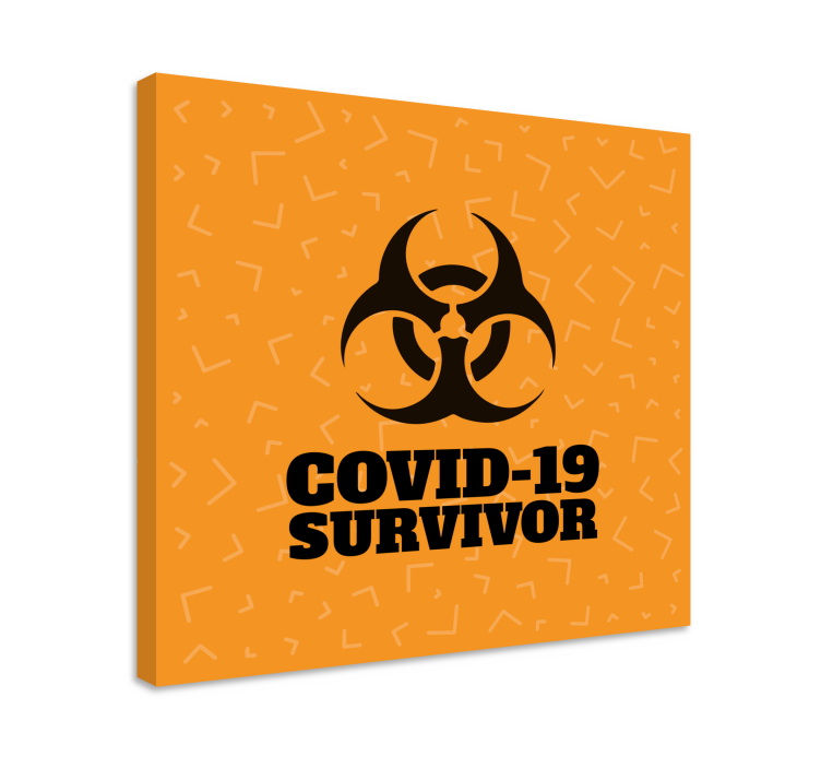 Survivor statement quote canvas - TenStickers