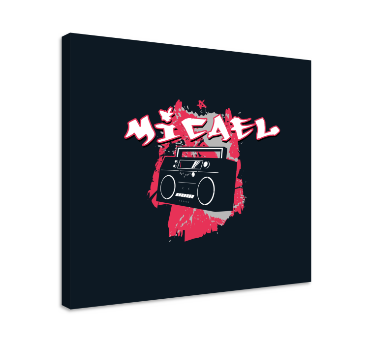 Modern canvas art urban audio atmosphere - TenStickers