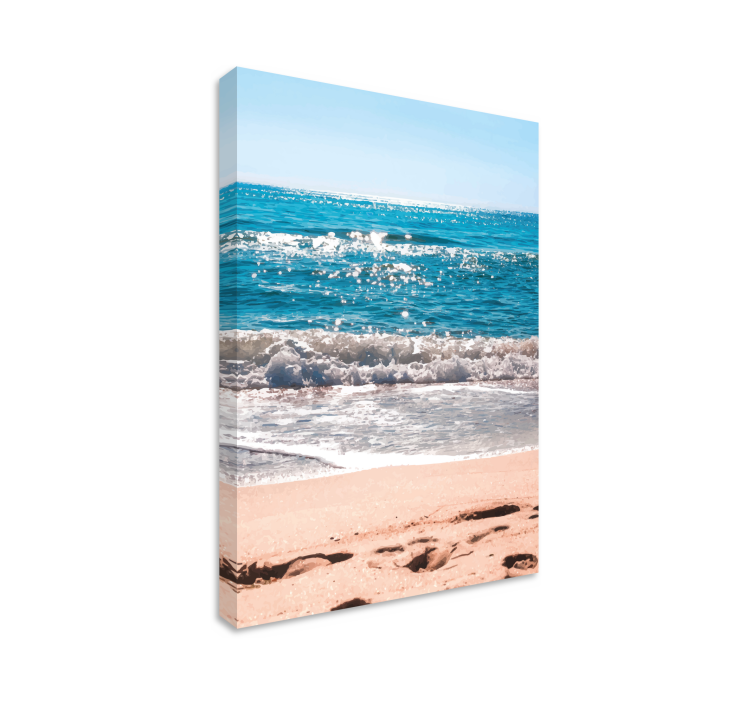 Landscape canvas seaside serenity - TenStickers