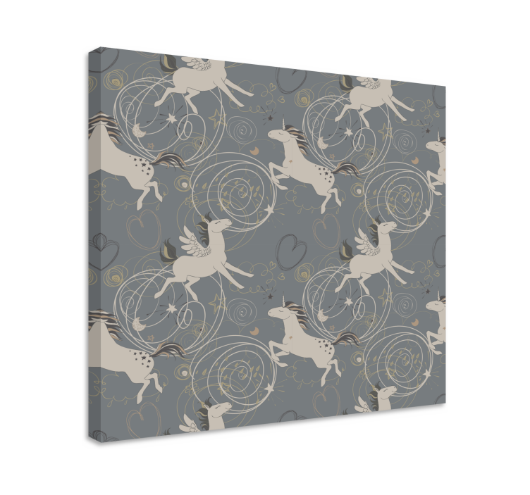 Unicorn pictures framed magical winged beings - TenStickers