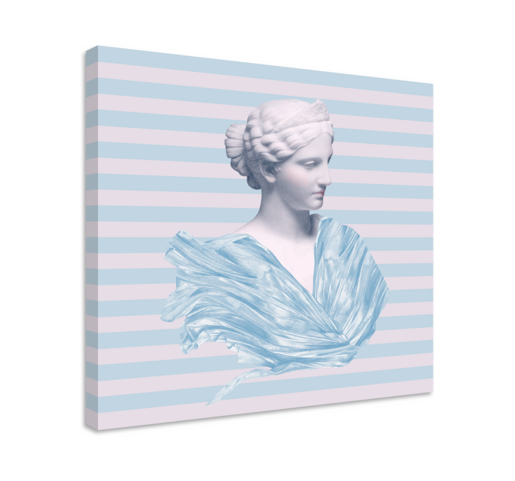 Canvas art classical figure bust - TenStickers