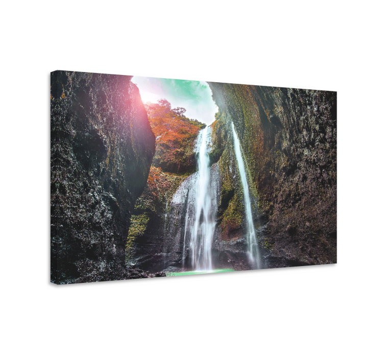 Beautiful Angel Falls landscape canvas - TenStickers