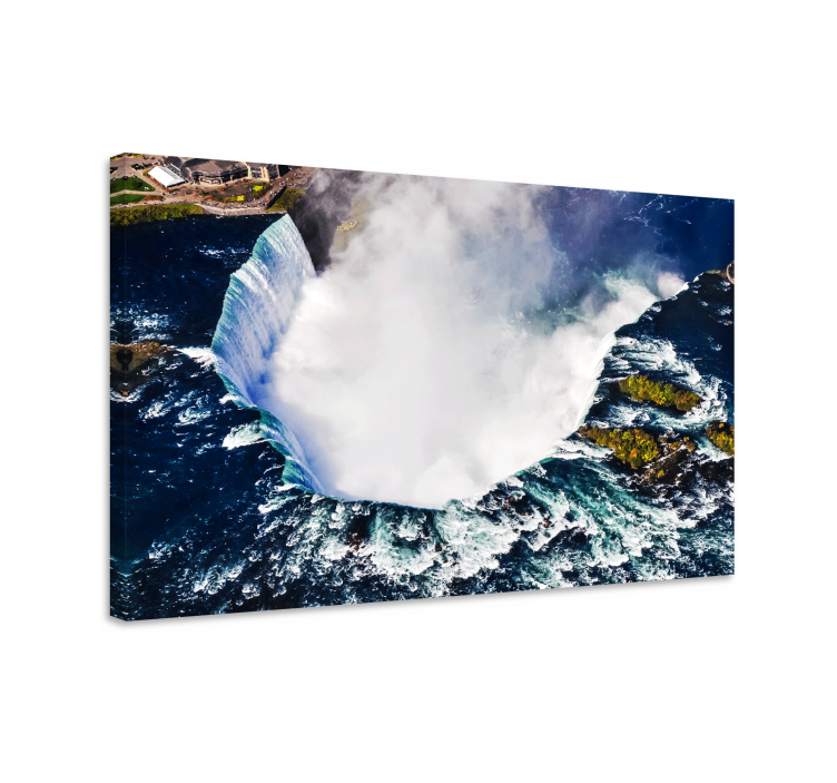 NIAGARA FALLS AERIAL VIEW landscape canvas - TenStickers