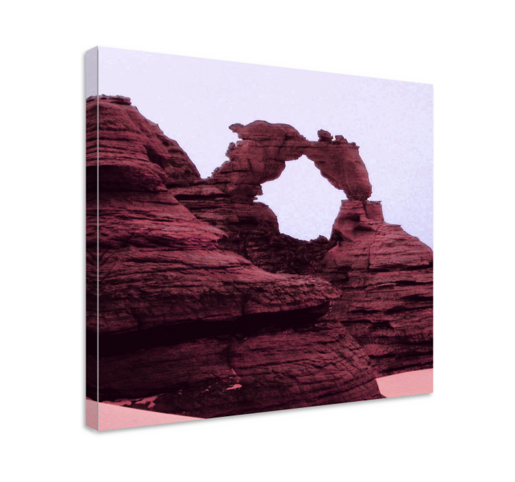 Landscape canvas natural rock arch artwork - TenStickers