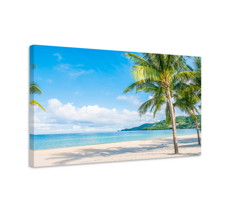 Summer sunshine aesthetic  landscape canvas - TenStickers