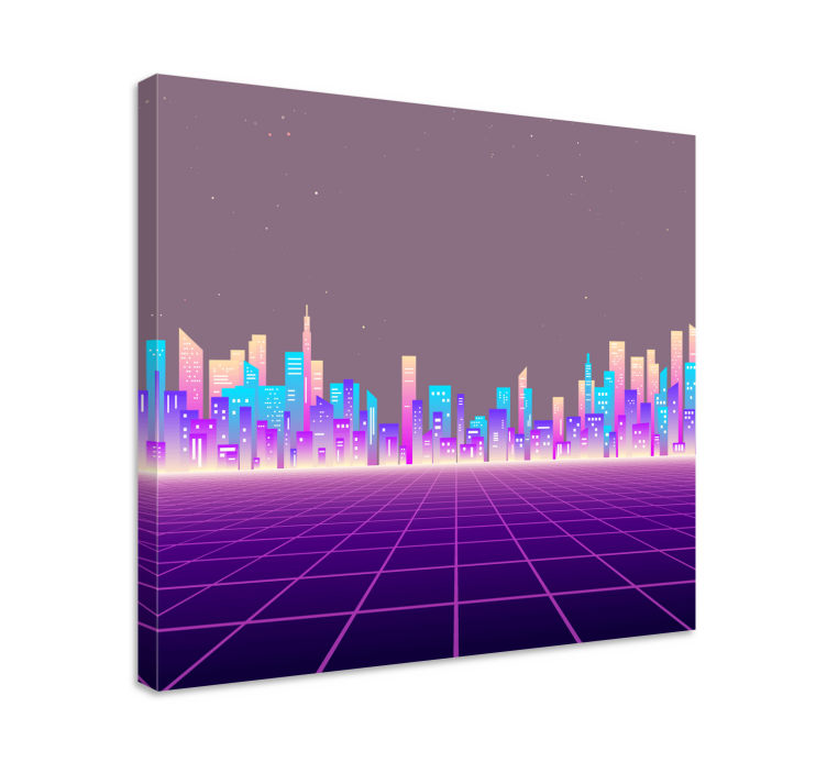 Cityscape wall art sophisticated cityscape - TenStickers