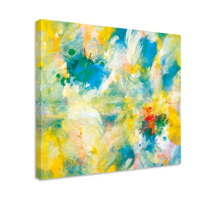 Abstract wall art 1 colorful burst of hues - TenStickers