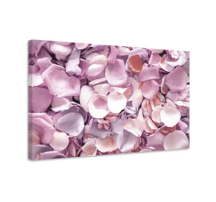 Flowers canvas rose petal collection - TenStickers
