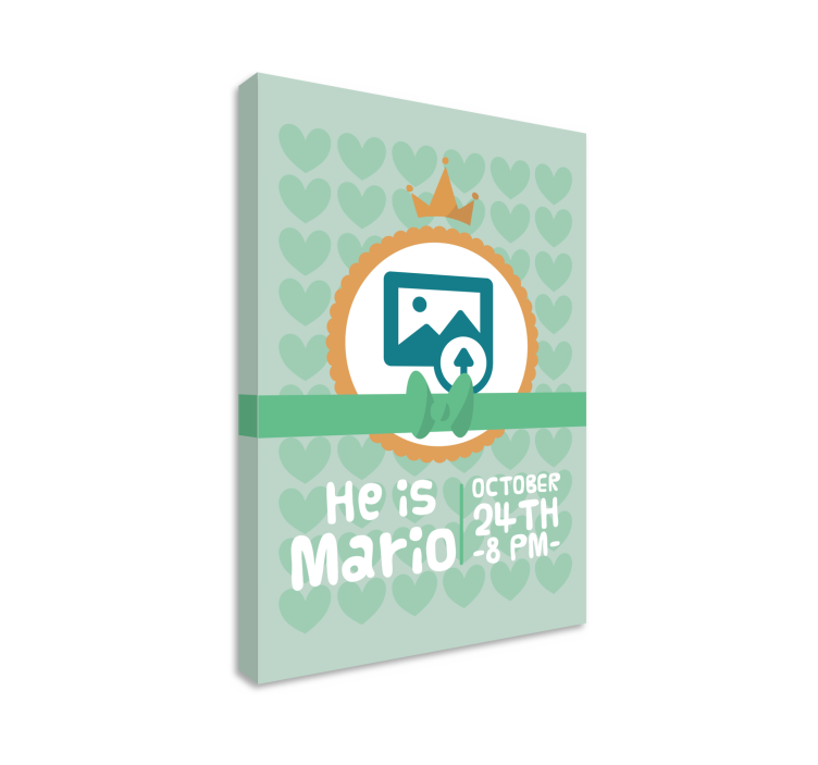 Cocktail canvas he is mario - TenStickers