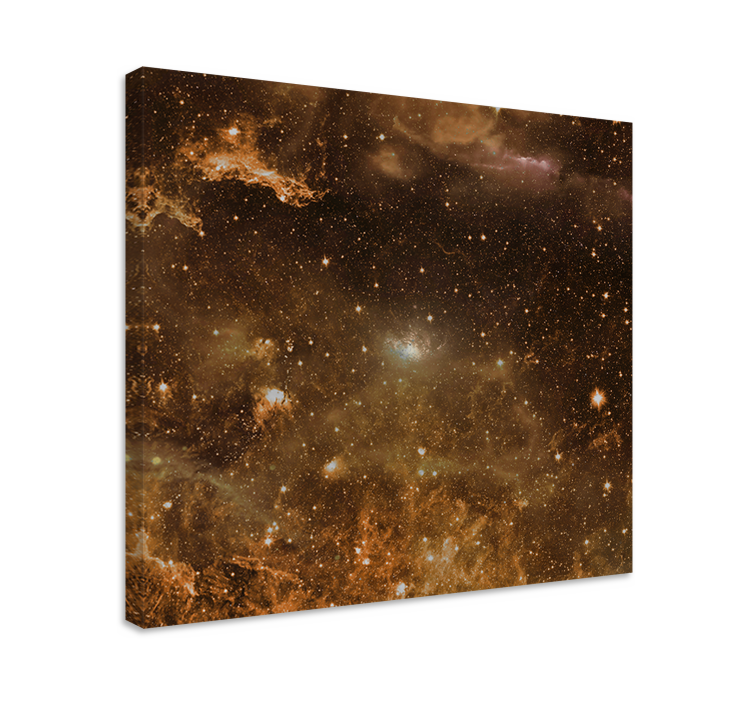Celestial starfield landscape canvas - TenStickers