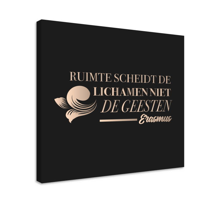 Quote canvas - thoughtful reflections canvas - TenStickers