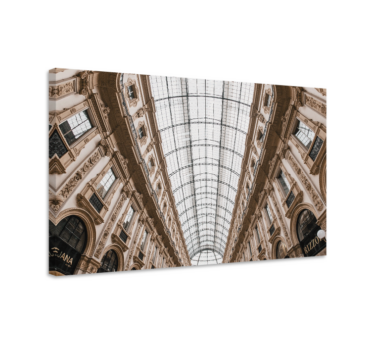 Cityscape wall art milan gallery viewpoint - TenStickers