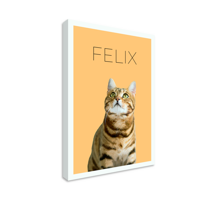Watercolor pet portrait office canvas - TenStickers