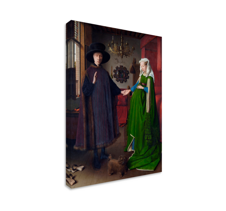 The Arnolfini Portrait painting canvas art - TenStickers