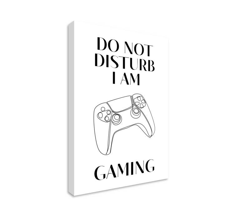 Do not disturb gaming wall print - TenStickers