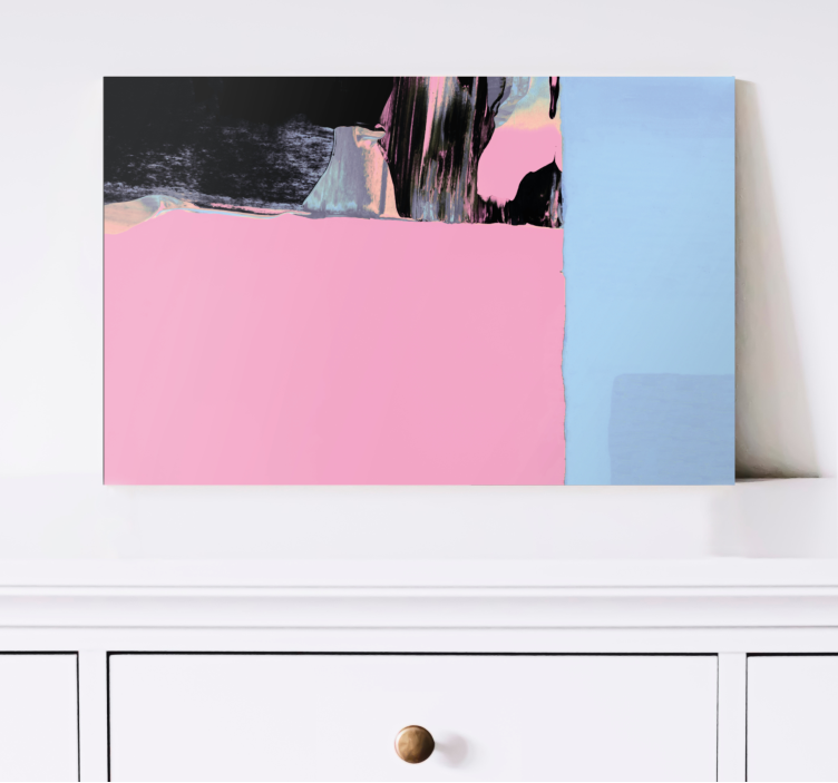 Abstract wall art 1 colorful geometric design - TenStickers