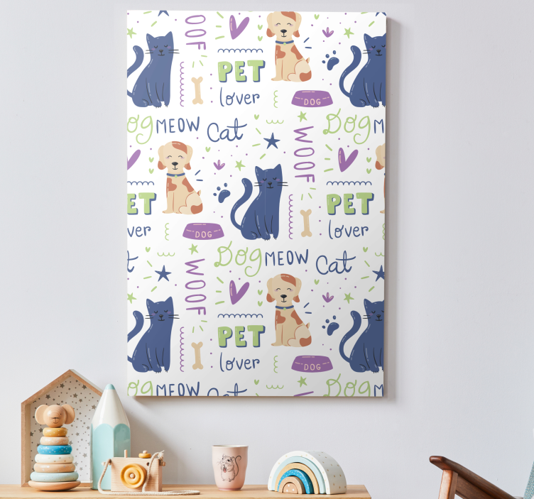 Dog wall art pet lovers collection - TenStickers
