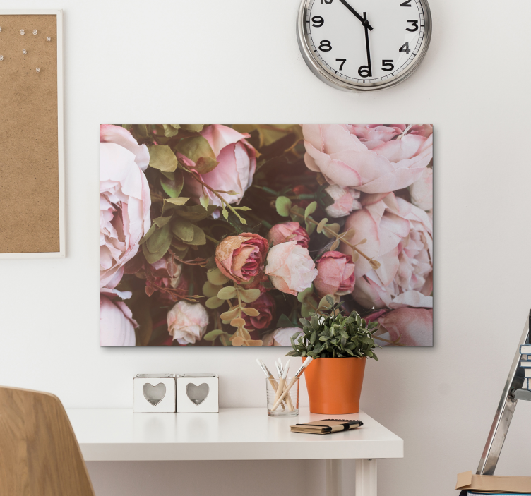 Elegant Floral Arrangement Flowers  canvas - TenStickers