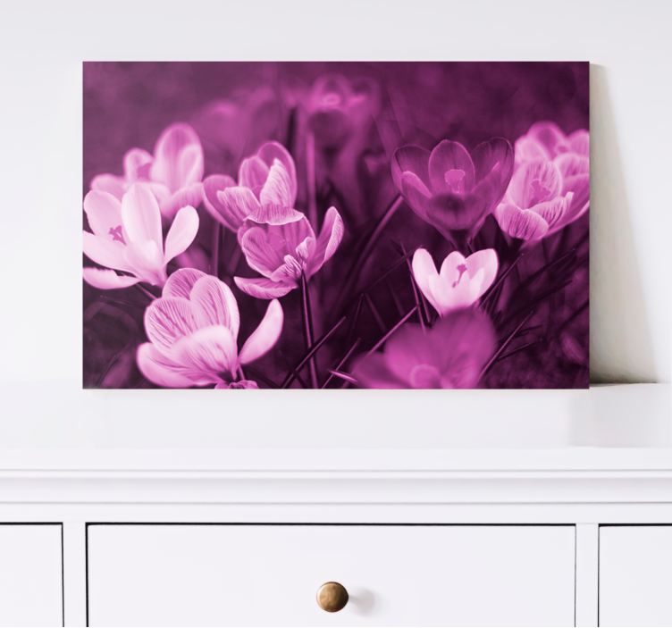 Flowers canvas blooming floral arrangement - TenStickers