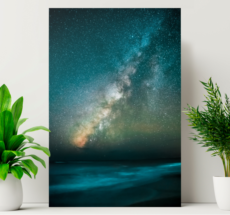 Landscape canvas milky way radiance - TenStickers